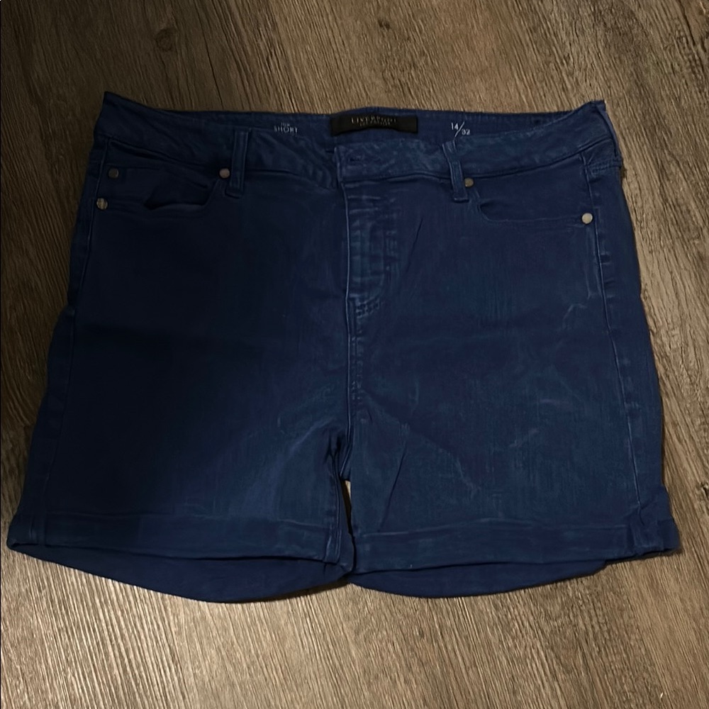 Liverpool Women's Jean Shorts - Dark Blue nwot